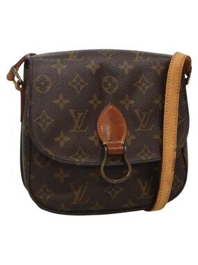 Authentic LOUIS VUITTON Monogram Saint Cloud MM Shoulder Bag M51243 LV